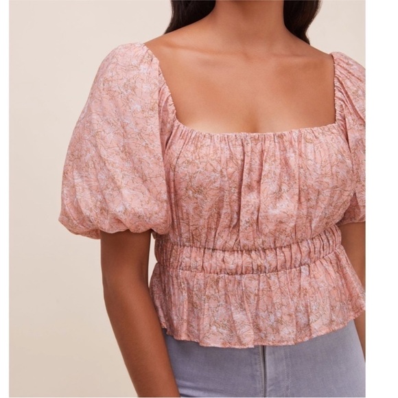 Astr Tops - ASTR THE LABEL | Bubble Sleeve Top